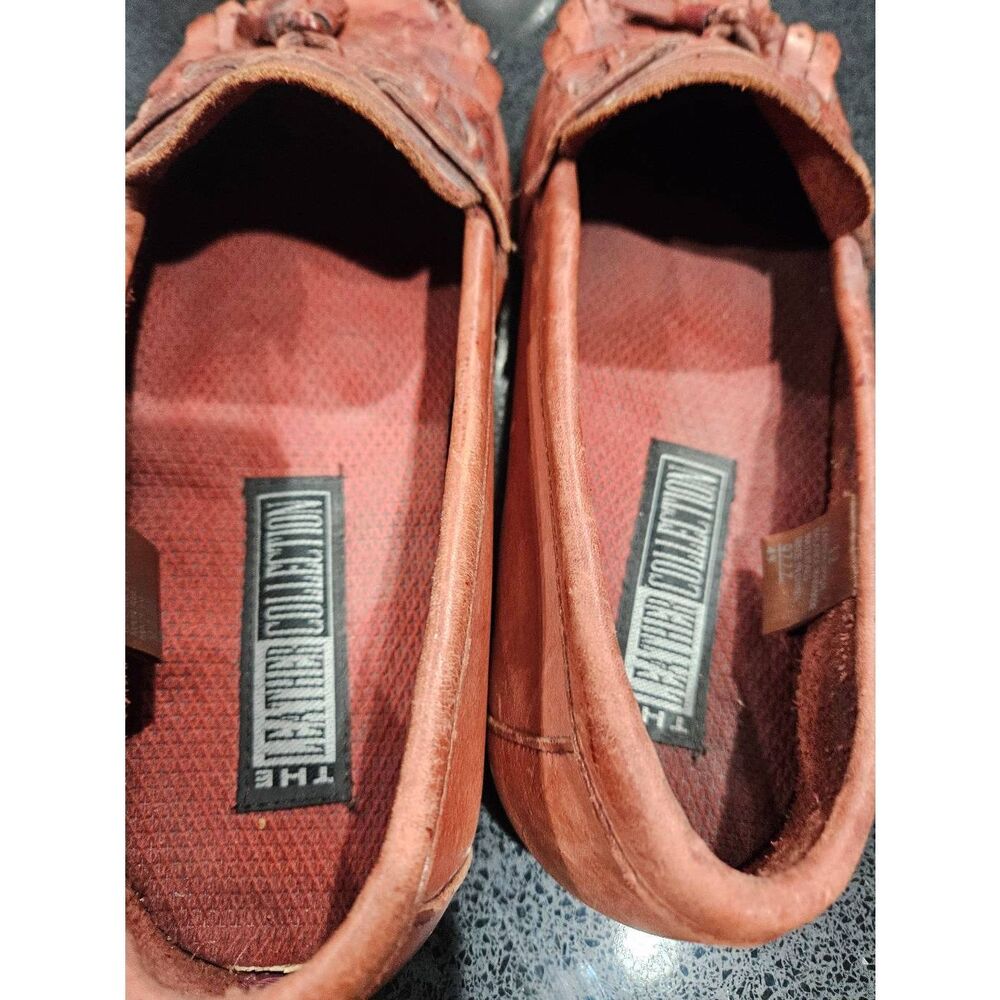 The Leather Collection Mens Oxford Loafers Mens Size 12 - Picture 8 of 10
